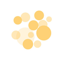 Orange night light sparkle with glowing effect on a transparent background, perfect as a visual element in design projects.