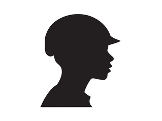 Professional Development Icon Design in Bold Silhouette Vector Illustration