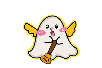 A cute little GHOST have some activity 