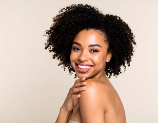 Woman with a beautiful smile