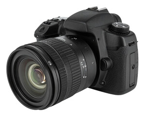 Fototapeta premium digital slr camera isolated