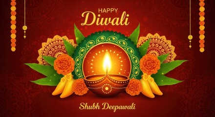 Diwali Festive Celebration: Light, Decoration, and Traditional Design