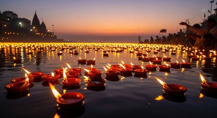 Diwali Lights on the Ganges: A River of Celebration