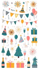 Festive party decorations