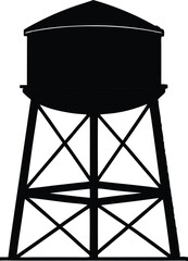 water tower design, landmark symbol
