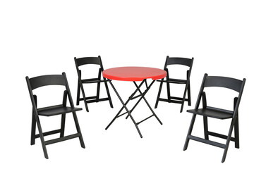 Fototapeta premium Table and chairs.