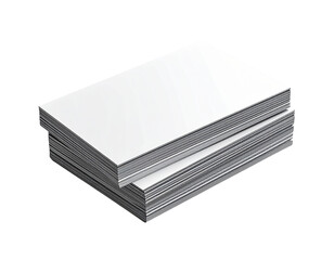 Stack of blank white business cards