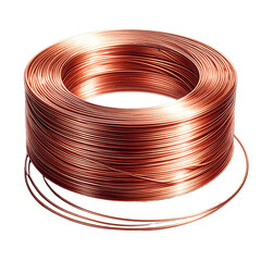 Rolled copper wire coil