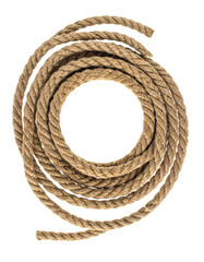 Coiled rope circle