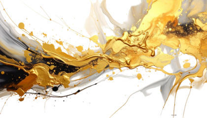 Abstract acrylic pour art