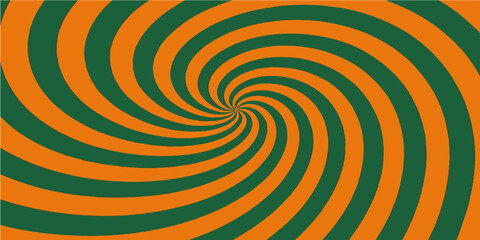 Abstract retro spiral background with colorful circles and swirling pattern design