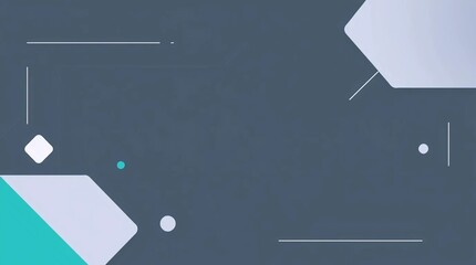 abstract minimal background with modern geometric shapes representing digital technology and clean design