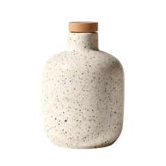 Stylish bottle isolated on transparent background for storing oil and other liquids