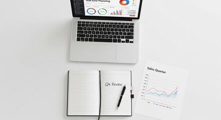 Digital business and online communication concept with a portable laptop computer and mobile technology for the internet data network