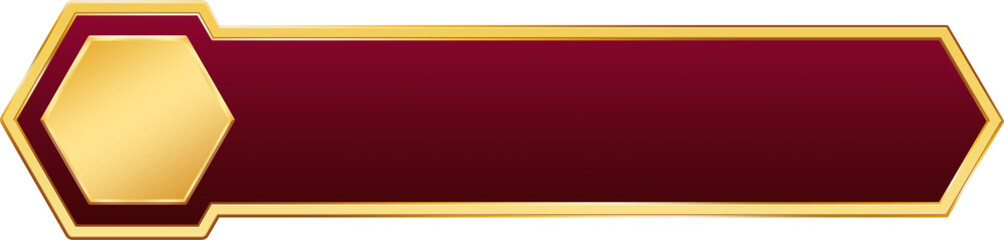 Red and Gold Infographic Label List
