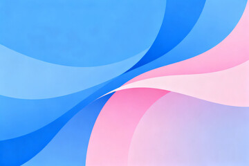 Abstract wavy background with flowing blue and pink gradients