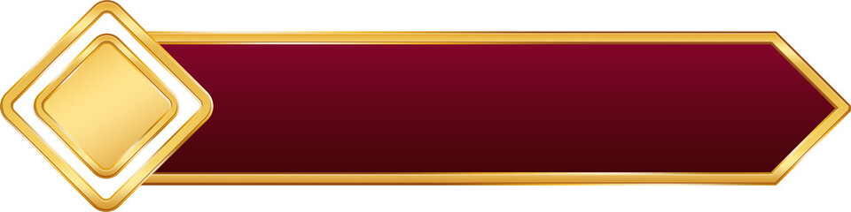 Red and Gold Infographic Label List
