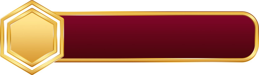 Red and Gold Infographic Label List
