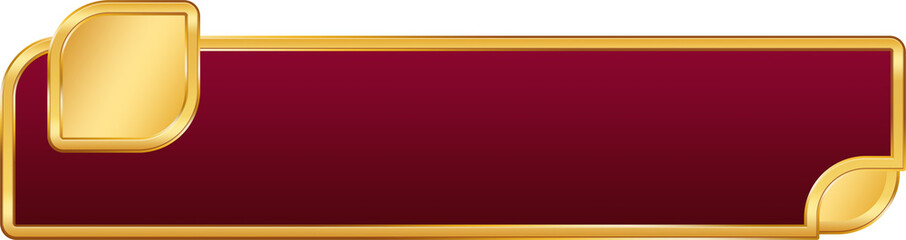 Red and Gold Infographic Label List
