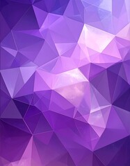 Obraz premium Abstract polygonal background in shades of purple