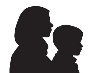 Immigration silhouette icon vector illustration solid black international travel and settlement