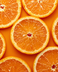 Uorange slices, citrus fruit, juicy orange, fresh orange, sliced fruit, orange pulp, healthy fruit, tropical fruit, vitamin C, citrus slices, juicy citrus, orange background, orange closeup, ripe oran