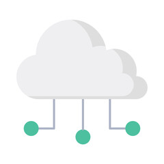 storage cloud  Vector Icon which can easily modify or edit