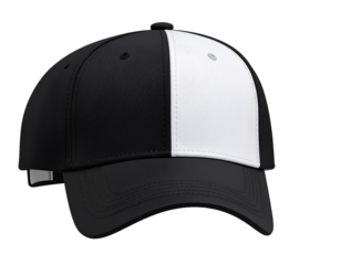 Black and white baseball cap (1)
