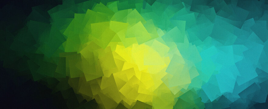 Geometry noize abstract background with green yellow and blue gradient geometric shapes design