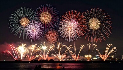 New Year Fireworks Vector