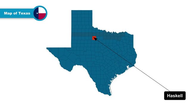 Haskell Map Video, Texas map, Political Map of Texas, Texas United States, with all states, national flag and borders, travel, education, geography, and global studies.