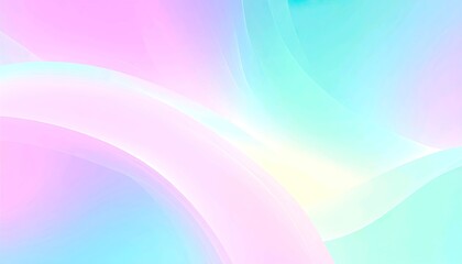 Obraz premium Pastel Gradient Blends Smooth Colors for Dreamy Digital Background