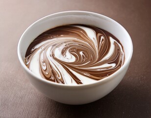 chocolate and milk swirl