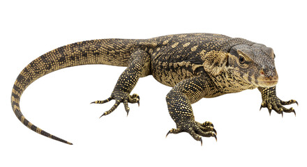 Naklejka premium Ackie Monitor with transparent png background