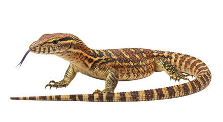 Naklejka premium Ackie Monitor with transparent png background