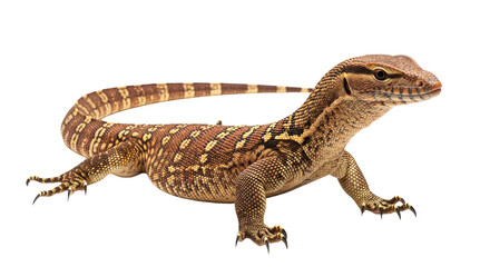 Naklejka premium Ackie Monitor with transparent png background