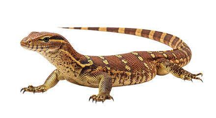 Naklejka premium Ackie Monitor with transparent png background