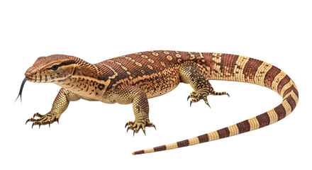 Naklejka premium Ackie Monitor with transparent png background