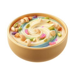 Creamy Rainbow Dessert Bowl Nuts Mix.