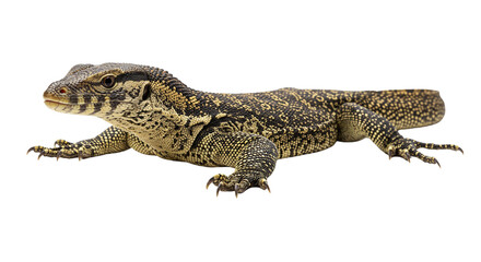 Fototapeta premium Ackie Monitor with transparent png background