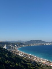 view of lalysos, rhodos, tourism in greece