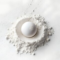 egg on a white background