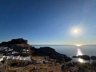 city of Lindos in Greece, Rhodos Island
