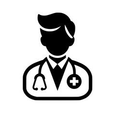 Icono de Consulta M&eacute;dica, Doctor y Paciente