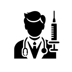 Icono de Consulta M&eacute;dica, Doctor y Paciente