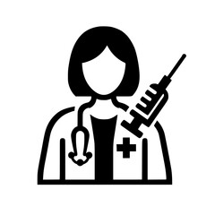 Icono de Consulta M&eacute;dica, Doctor y Paciente
