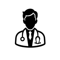 Icono de Consulta M&eacute;dica, Doctor y Paciente