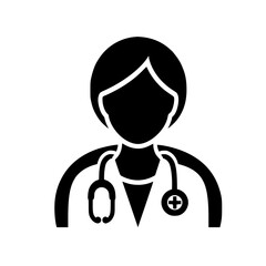 Icono de Consulta M&eacute;dica, Doctor y Paciente