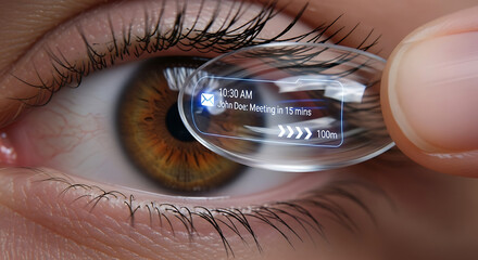 Innovative technology integration virtual meeting augmented reality digital workspace eye-tracking interface future concepts