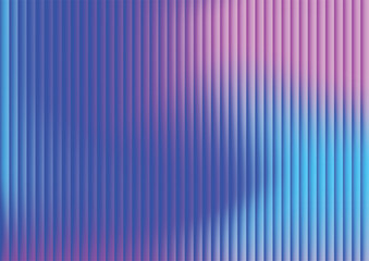 Bright colorful abstract gradient background, blue and pink vertical stripes. Vibrant vector abstract gradient background with a modern neon light and 3D illusion effect.